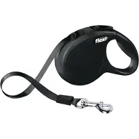 Flexi Laisse New Classic XS Sangle 3 m jusqu'au 12 kg Noir