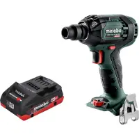 Metabo SSW 18 LTX 300 BL Visseuse à choc sans fil 18 V 300 Nm 1/2" Brushless + 1x batterie LiHD 4,0 Ah - sans chargeur