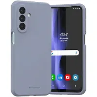 Mercury Etui Silicone Sam A26 lavender gray (Samsung Galaxy A26), Coque pour téléphone portable, Gris
