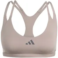 Adidas Aeroimpact Luxe Training Low Impact Sports Bra Beige XL / CD Femme