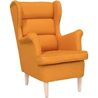 vidaXL Fauteuil jaune foncé 74x84x100 cm tissu