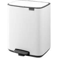 Brabantia Treteimer Bo 12 Liter weiß