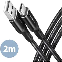 Axagon BUCM-AM20AB USB cable USB 2.0 2 m USB A USB C Black