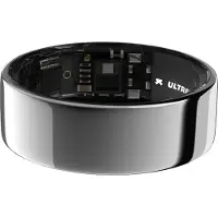 Ultrahuman - Ring Air - Smartring - Unisexe - Space Silver - Taille 50,5 (Ø 16 mm)