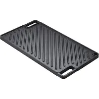 Vevor Plaque à Griller - - 425 x 246 x 16 mm en Font Anti-adhésive,Épaisseur 3,3 mm, pour Gazinière Cuisinière à Gaz à 2 Brûleurs