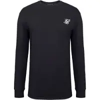 SikSilk T-Shirt noir / blanc