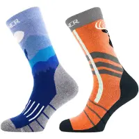 Sinner Ski Wildlife Socks Orange,Bleu EU 31-34 Enfants