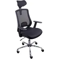 Office Products Chaise de bureau itaka, noir (44 - 54 cm)