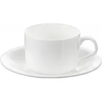Wilmax England Tasses à espresso Wilmax avec soucoupes, lot de 2, 100 ml WL-993002/2C