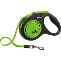 Flexi New Neon M 5 M Dog Leash Vert
