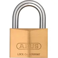 ABUS Cadenas cylindrique 85/60 gl largeur du corps de verrou 60 mm laiton fermeture identique 2715