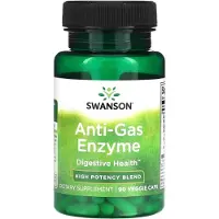 Swanson Health , Enzyme Anti-Gaz, Mélange Haute Puissance, 90 Capsules Végétales