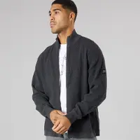 Solid Cardigan en maille Homme Gris anthracite Chiné Dar Grey M
