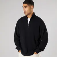 Solid Pull en tricot Homme True Black