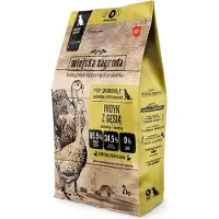 Wiejska zagroda Indyk z gęsią karma dla psów chrupki M 2 kg