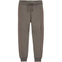 We fashion Pantalon marron chiné
