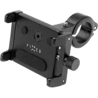 FIXED Support de téléphone portable - - Bikee ALU - Aluminium - Noir - Accessoire de vélo