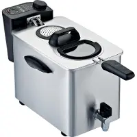 RGV Friteuse FR TYPE4L 4 L Simple Indépendante Inox Noir 2500 W
