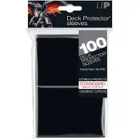 Ultra pro Protèges cartes noir 66 mm x 91 mm pack de 100