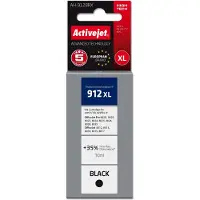ActiveJet Cartouche d'encre AH-912BRX pour imprimantes HP. Équivalente à la cartouche HP 912XL 3YL84AE ; qualité supérieure ; 1 100 pages ; noire