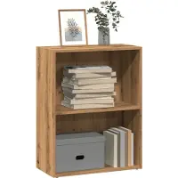 vidaXL Bibliothèque chêne artisanal 60x30x77 cm bois d'ingénierie