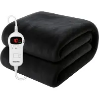 Monzana Couverture chauffante 180x130cm Anthracite