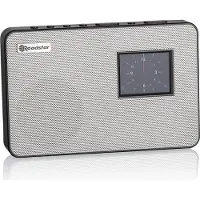 Roadstar HRA-590D+/SL Radio domestique avec tuner DAB+ et FM, entrée auxiliaire et sortie casque Minuterie de mise en veille et double alarme AC/DC