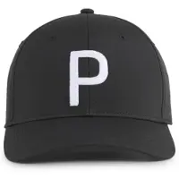 Puma Hommes, Casquette, Heritage P Cap UE, Noir, Blanc