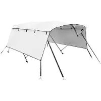 vidaXL 4-Bow Bimini-Top avec parties latérales 243x(200-213)x137 cm