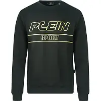 Philipp Plein Hommes, Pull-over, Sweat-shirt noir zippé pour hommes, Noir, (M)