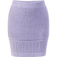 Faina Jupe violet clair