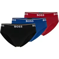 BOSS Slip bleu foncé / rouge cerise / noir / blanc