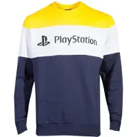 Sony Hommes, Pull-over, Colour Block Sweater pour hommes, Multicolore, (S)