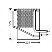 Ava Cooling Évaporateur de climatisation CRV126 AVA