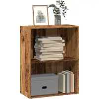 vidaXL Bibliothèque vieux bois 60x30x77 cm bois d'ingénierie