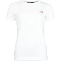 GUESS T-shirt beige clair / rouge / noir / blanc
