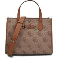 GUESS Izzy 2 Comp Tote Couleur Marron