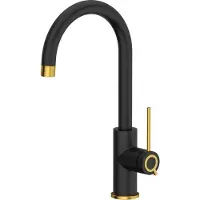 Quadron Robinet de cuisine JODIE Q LINE SLIM 3623511 BLMPVDG1, noir mat