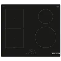 Bosch Table de cuisson à induction encastrable Série 4 PVS61RBB5E 4 feux Noir 60 cm