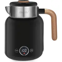 MPM Bouilloire électrique MCZ-128/C 1,5 L 2200 W Réglage de la température Noir