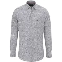 Fynch&Hatton Seasonal Minimal Flower Long Sleeve Shirt Gris 2XL Homme