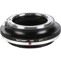 K&F Concept Adaptateur d'objectif K&F Nikon F - Fujifilm GFX