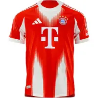 Adidas Fc Bayern Munich 25/26 Authentic Home Short Sleeve T-shirt Rouge 2XL Homme