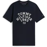 Tommy Hilfiger Arch Short Sleeve T-shirt Bleu S Homme