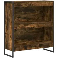 vidaXL Bibliothèque Chêne Fumé 80 x 30 x 155 cm Bois d'ingénierie