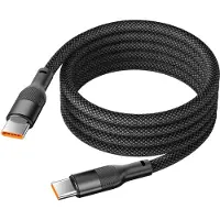 Ksix BCL060WAT02, 1 m, USB C, USB C, USB 2.0, 0,48 Gbit/s, Noir