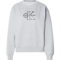 Calvin Klein Lv047e825g Sweatshirt Gris XS Femme