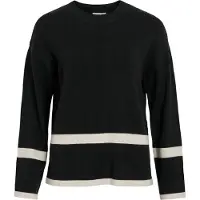 Vila Ril Sweater Noir M Femme