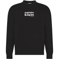 Calvin Klein 350 Retro Graphic Sweatshirt Noir M Homme