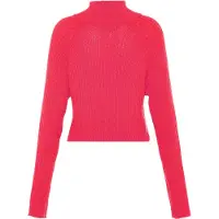 Mymo Cardigan rose foncé